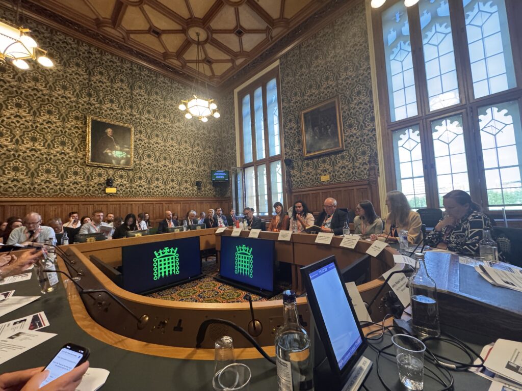 At the APPG on Healthy Housing Developments. 